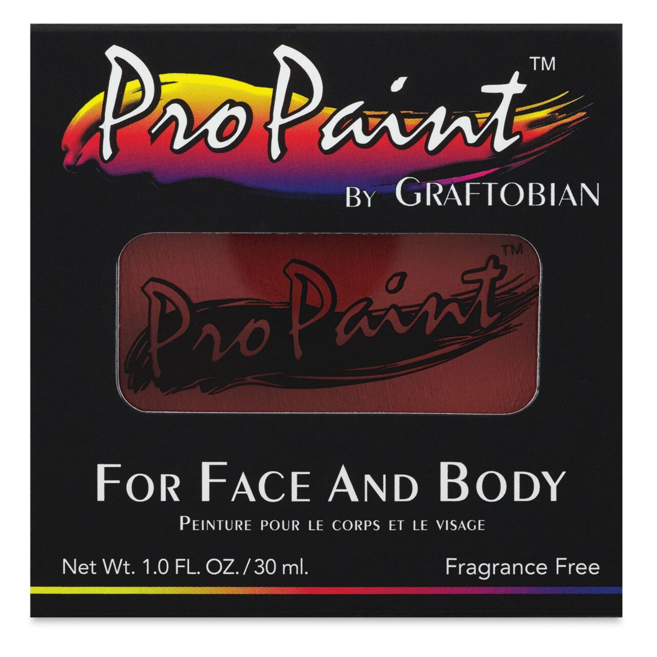 Graftobian Pro Paint Face and Body Paint - Crimson Red, 30 ml